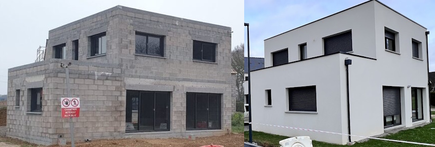 Réalisation RFI – ravalement de façade et isolation en Bretagne